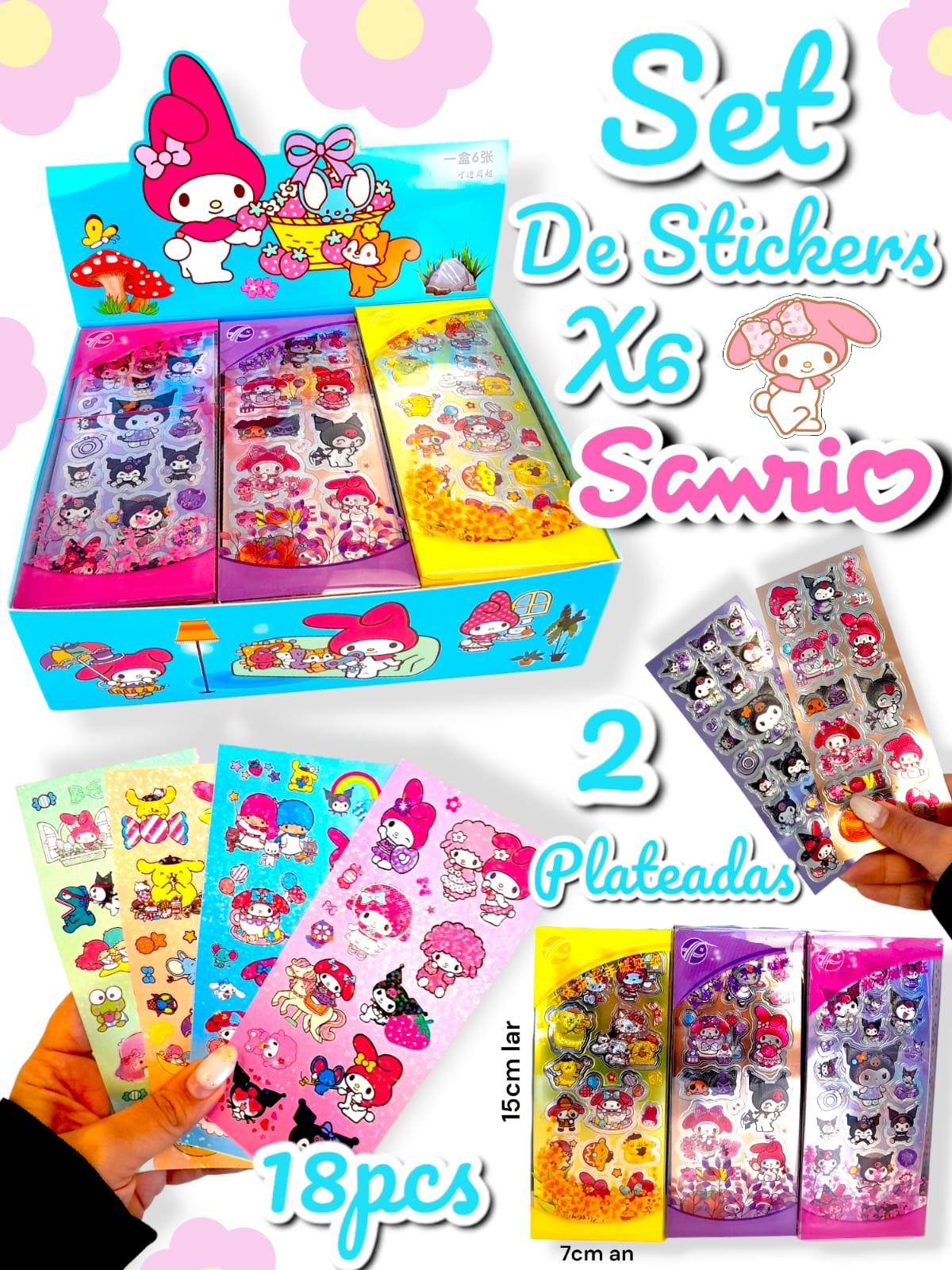 Set de Stickers SANRIO X6